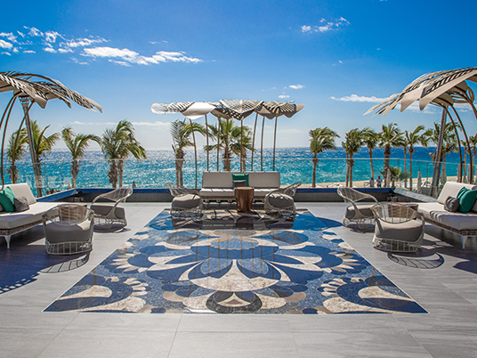 Pool Atrium Groups and Events Garza Blanca Los Cabos